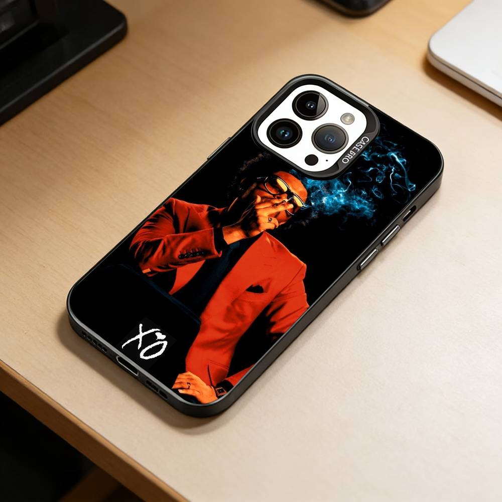

singer-The W-Weeknd XO Phone Case For iPhone 17,16,15,14,13,12,11 Plus,Pro Max,XS,Colorful Silver Black Cover iPhone12PRO