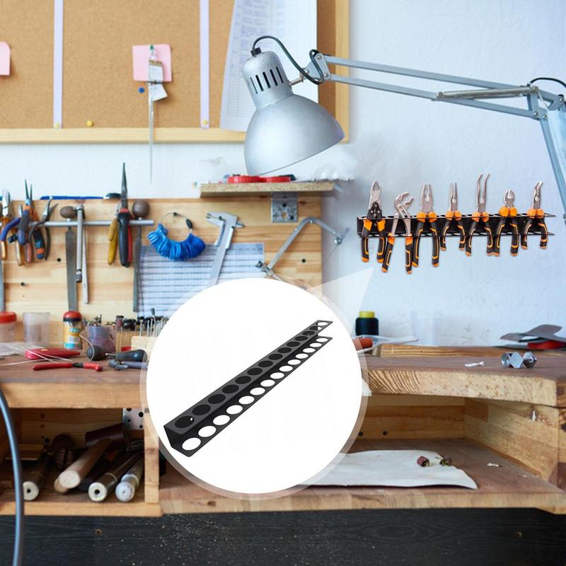 14-hole Wall-mounted Hardware Tool Screwdriver Organizer Tool Storage for Hex Cross Screw Driver RC Tools Storage Base Stand