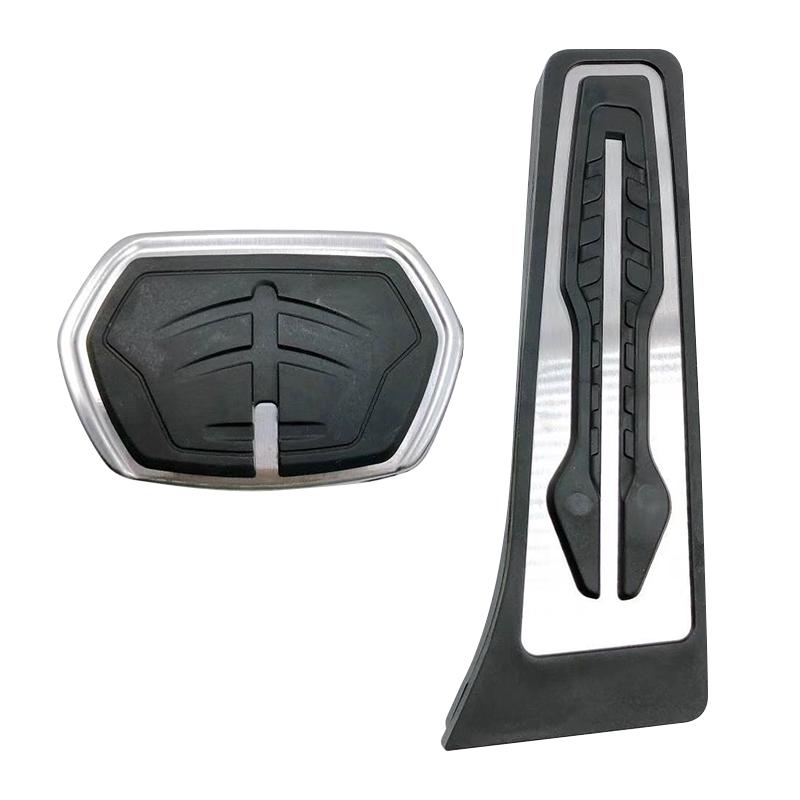 

Нержавеющая сталь автомобильные педали акселератора и тормоза, накладка, аксессуары для BMW X1 F48 X2 F39 2016 2017 2018 AT 2pcs