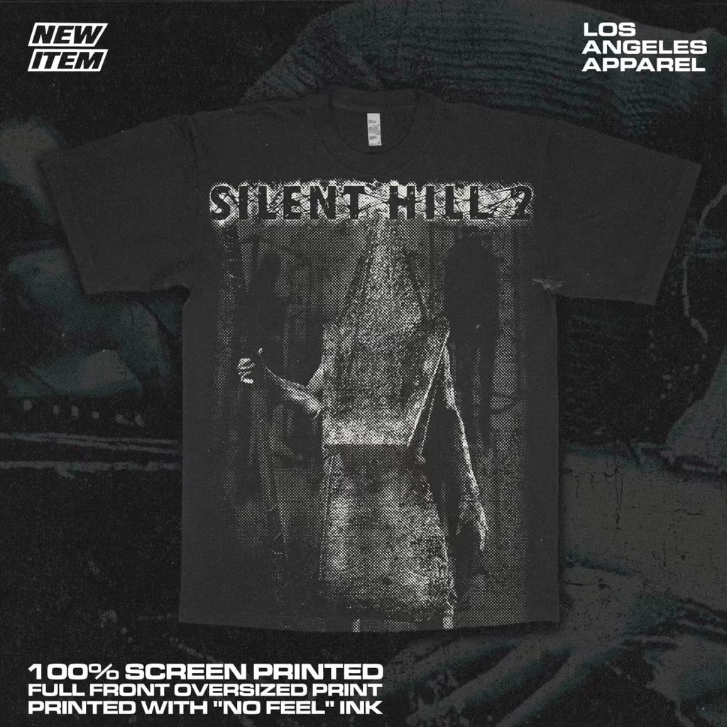 Summer Silent Hill 2 T Shirts Cotton High Quality Clothing Casual Short Sleeve Round Neck Tee Shirt Adult Oversized T-Shirts