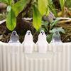 20 Pcs Mini Ghost Ornaments Sitting Ghost Miniatures Halloween Screaming or Smiling Ghost Decorations for Flower Pot Bookshelf Windowsill Edge