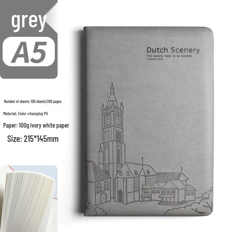Thickened A5 Literary Style Hardcover Notebook - Cute Girly Heart Planner, Creative Journal Diary B5 Size.