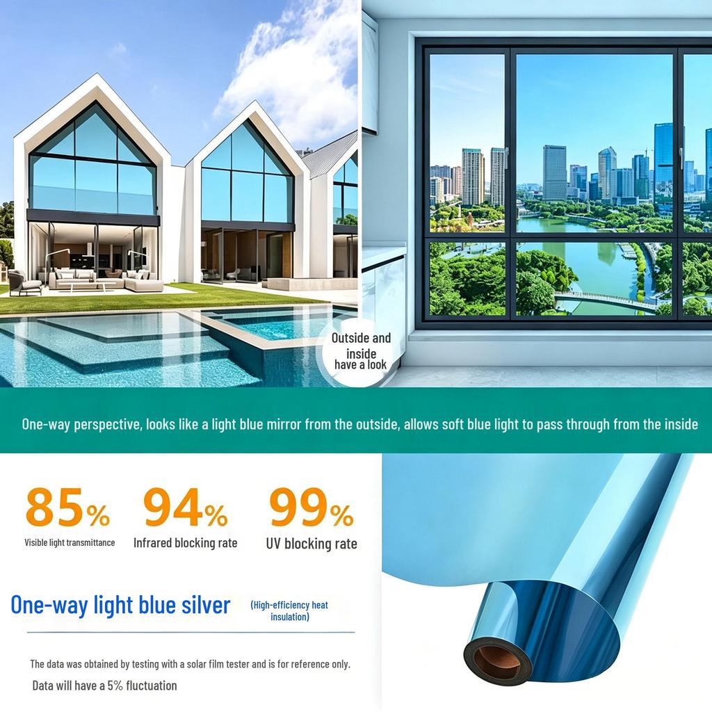 Frosted Privacy Glass Sticker for Bathroom/Toilet Windows: Anti-Peep Sunshade & Heat Insulation Film