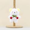 Plush Cherry Rabbit Toy Pp Cotton Stuffed Animal Keychain For Kids Gift