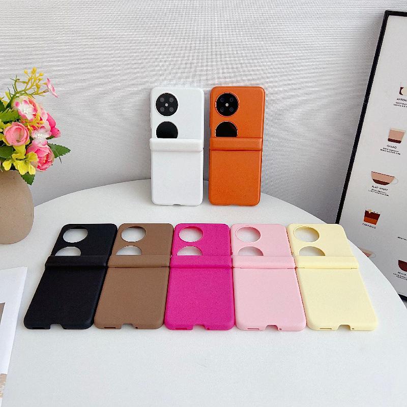 Magnetische effen kleur Huawei Pocket2 hoes - Valbestendig, Opvouwbaar, Scherm & PC Harde beschermhoes