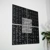 Asma Ulf Husna 99 Namen Allahs Kufic Acryl und Holz als Maul Husna, Dekoration, Ramadan-Dekoration, Eid-Geschenke