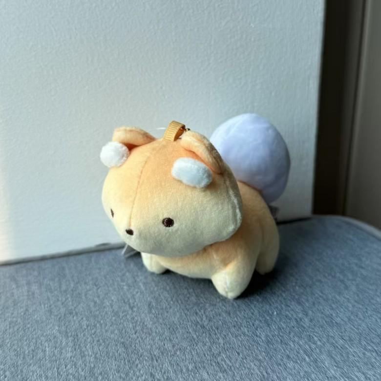 Rilakkuma Cotton Candy Plush Sumikkogurashi Keychain For Collectors And Gift Giving