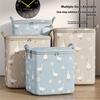 Large Capacity Storage Bag For Blankets Clothes Non Woven Fabric Foldable Seasonal Clothing Organizer With Handles