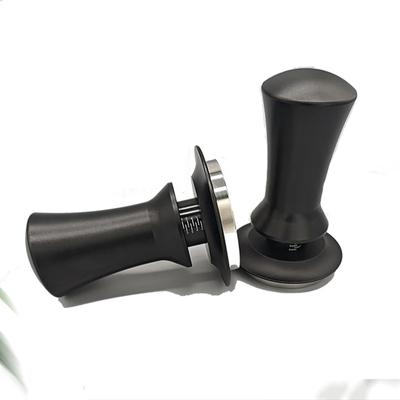 Kávové tampery 15 lb Pružinové tampery na kávu Zvlněná základna Hliník Samovyrovnávací pěchovadlo na espresso Kávové nádobí 51 mm 53 mm 58 mm