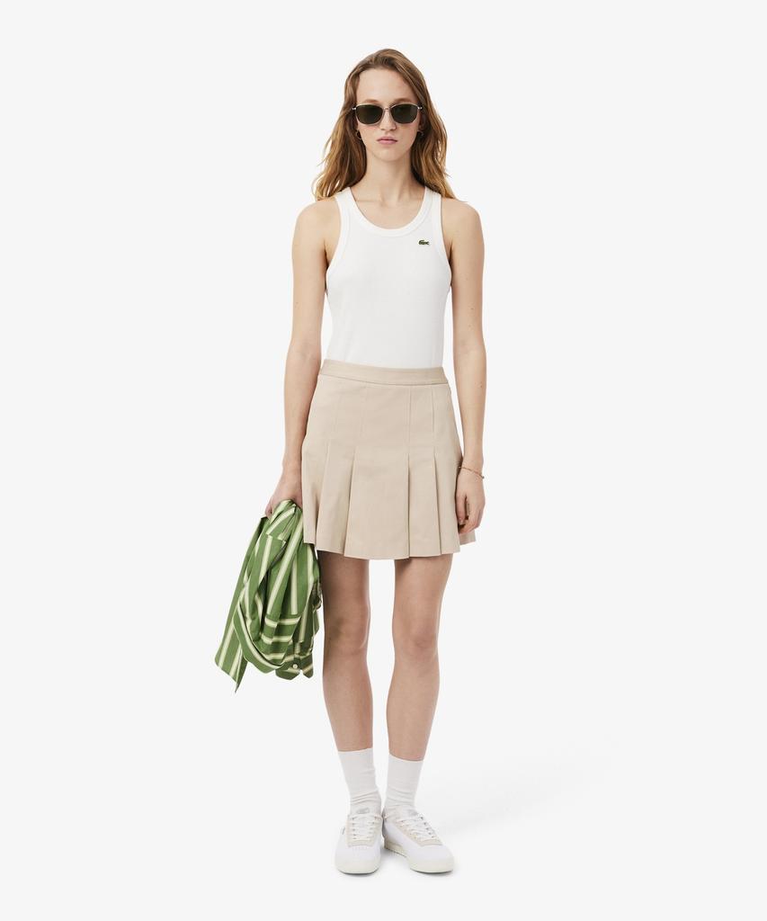 LACOSTE Women'S Iconic Pleated Short Skirt Jf8001-56G X6F