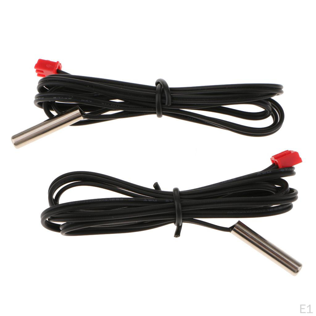 8V -55~120 ℃ Digitalt Temperaturmåler NTC Metallprobe