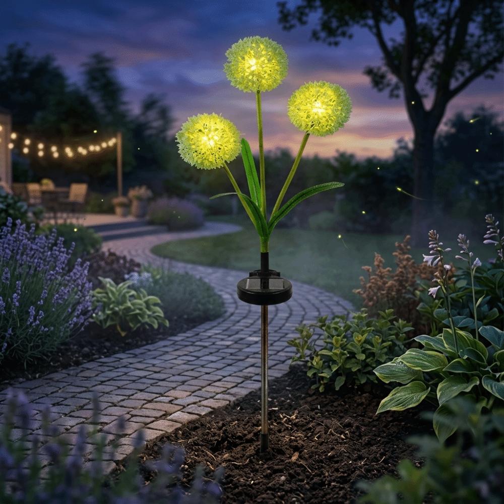 Waterproof Dandelion Lights Solar Powered Solar Yard Lights New Solar Outdoor Lights