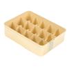 Sock Underwear Organizer Divider Plastic 15 Cell Closet Drawer Storage Box for Panty Ornament Ties