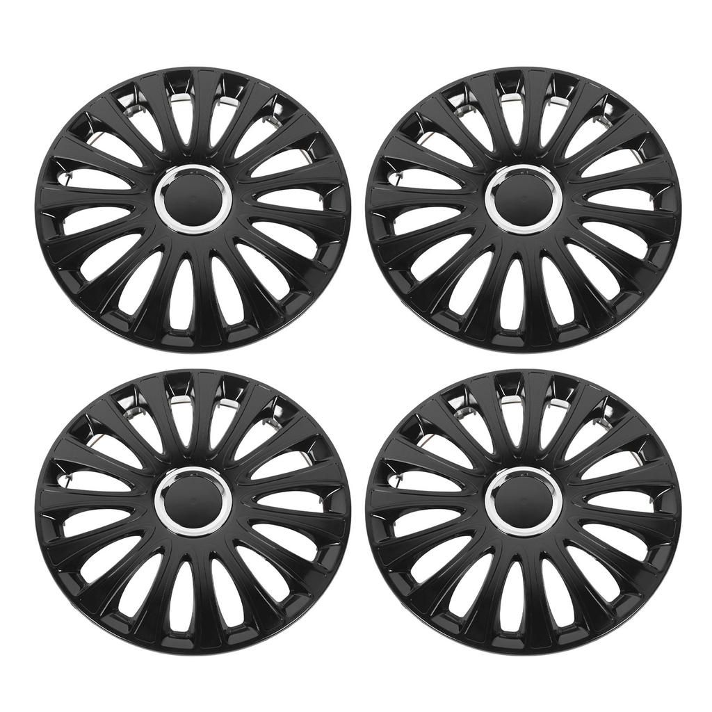 4 Stück 14 Zoll Radnabenkappe Vollschutz Stilvoller Look Universelle Passform Zum Aufschnappen R14 Radfelgenabdeckung