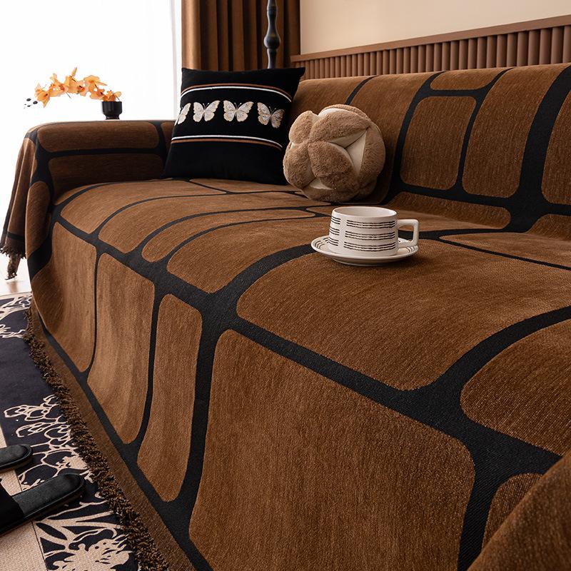 The Sofa Towel Is Universal in All Seasons The New Dirt-resistant Sofa Blanket One-piece Cushion Chenille Cover
