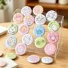 6Pcs Cute Cartoon Mini Cartoon Button Badge Kawaii Retro Girls Kids Backpack Pencil Bag Diy Decorative Brooch Pin Accessories