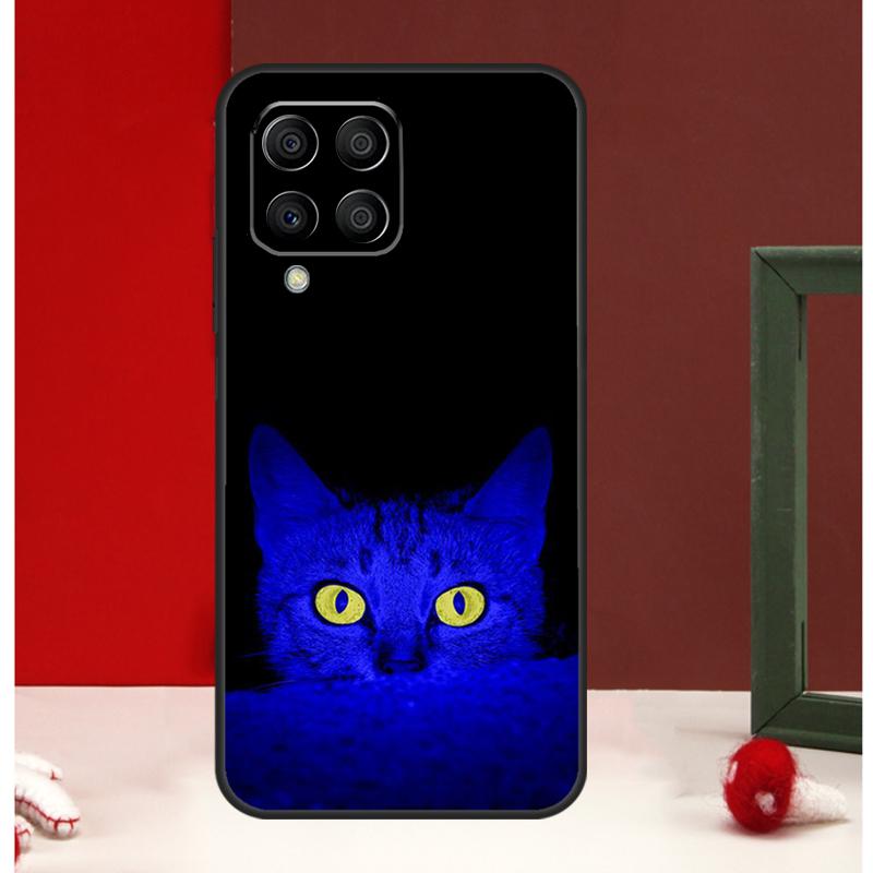 Custodia per Occhi Fissanti di Gatto Per Samsung Galaxy M12 M32 M52 M06 M16 M36 M56 M33 M15 M55 M31 M13 M14 M53 M35 M34 M54