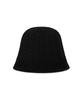 Bajal Va Applique Cable Knit Bucket Hat Black