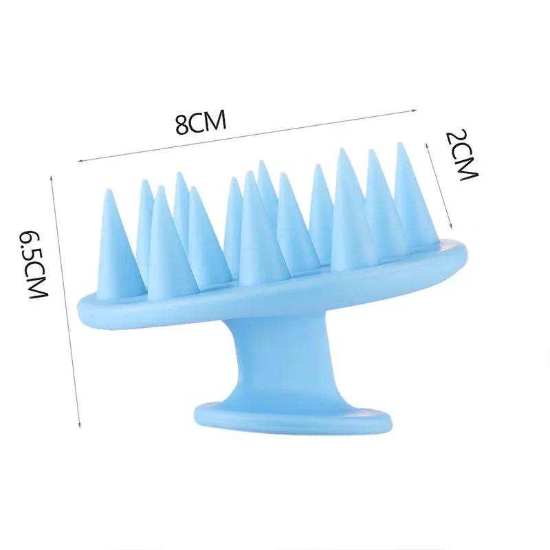 Silicone Shampoo Brush Hair Scalp Massager Clean Care Hair Root Itching Shower Brush Bath Massage Brush Comb Care Hair Tool