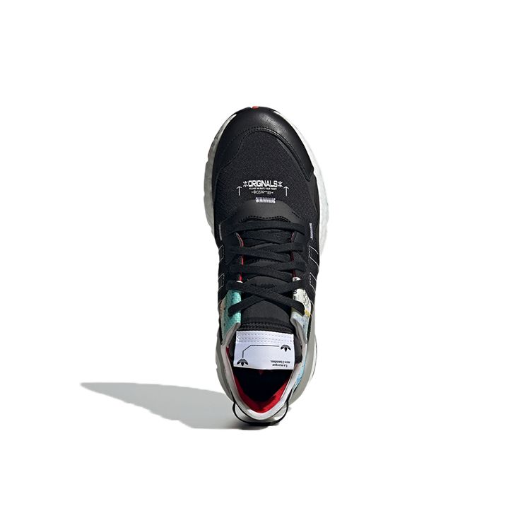 Adidas Originals Nite Jogger Fabric Sports Comfortable Shock Absorption Wear-Resistant Lightweight Low-Top Lifestyle Casual Shoes GW4228