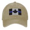 2026 Canada Subdued Flag Blue Line Baseball Cap Hat Baseball Cap Wild Ball Hat Hat Men Mountaineering Female Men's
