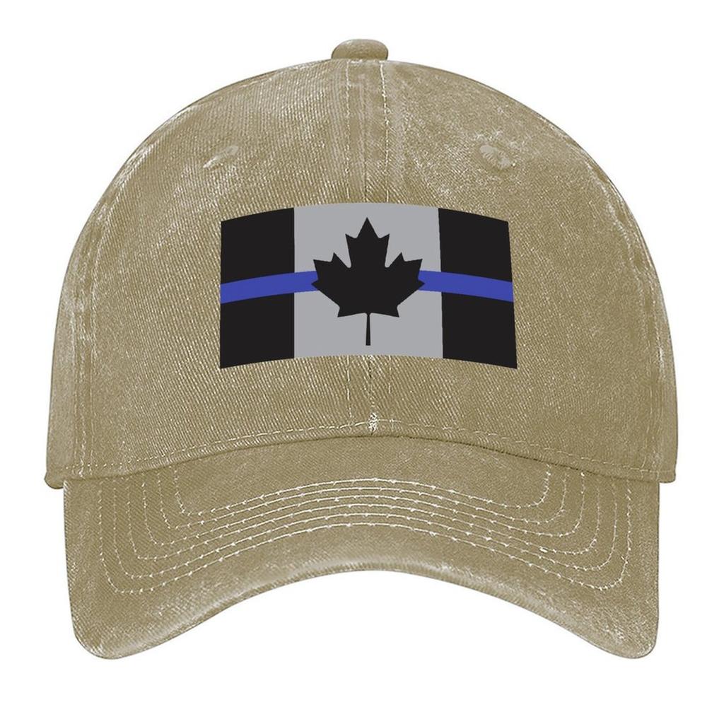 2026 Canada Subdued Flag Blue Line Baseball Cap Hat Baseball Cap Wild Ball Hat Hat Men Mountaineering Female Men's