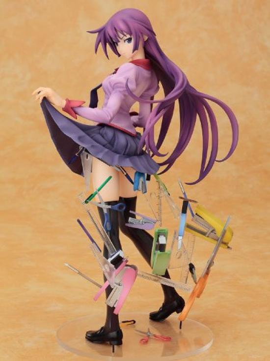 Bakemonogatari - Senjougahara Hitagi (18 scale PVC pre-painted finished product)