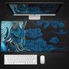 Black Ghost Face Nonslip Mouse Pad Gamer Desk Mat HD Print Japanese Samurai Devil Mask PC Gaming Accessories Computer Table Pad