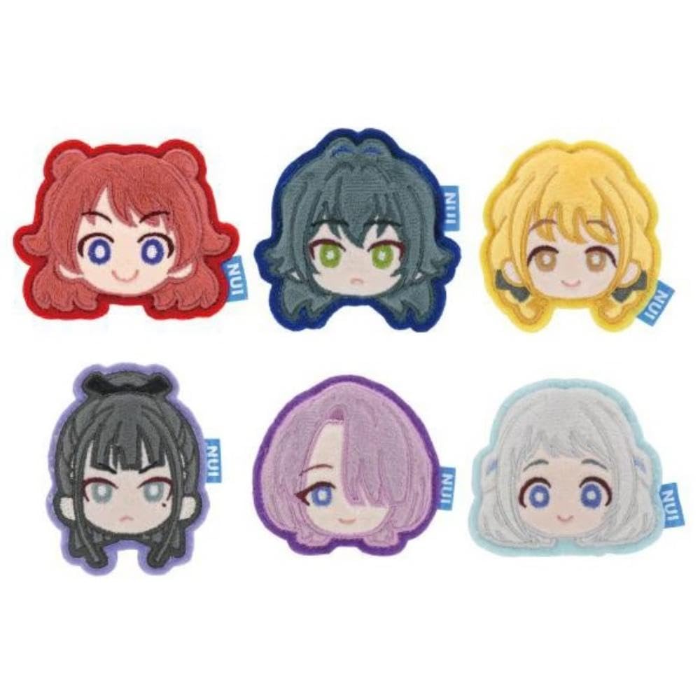 Bandai Namco Nui Idolmaster Academy Plushie Pin (6 Designs Assorted) 2670039 Approx. H70-60 X W75-55 X D15mm Design Cannot Be Chosen