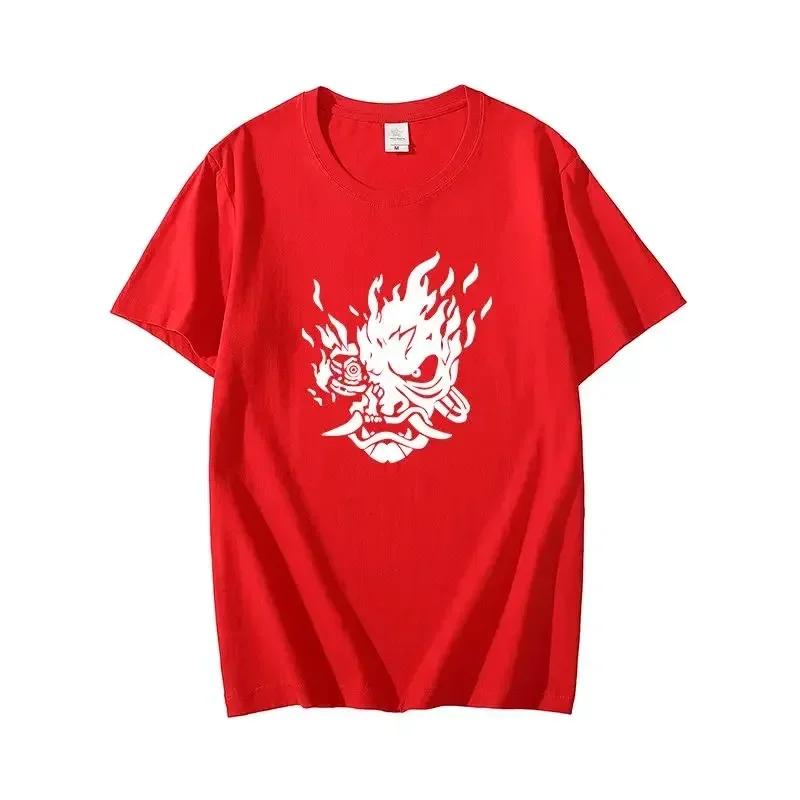 Summer Cotton Game Printed T Shirt Fashion Oversized Men T-Shirt Casual Women Short Sleeve Tops Unisex Streetwear Y2k Clothes