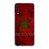 Morocco Flag Fotballtelefonveske til Samsung Galaxy A52 A50 A70 A10 A30 A40 A20S A20E A02S A12 A22 A72 A32 5G A04s Klart deksel