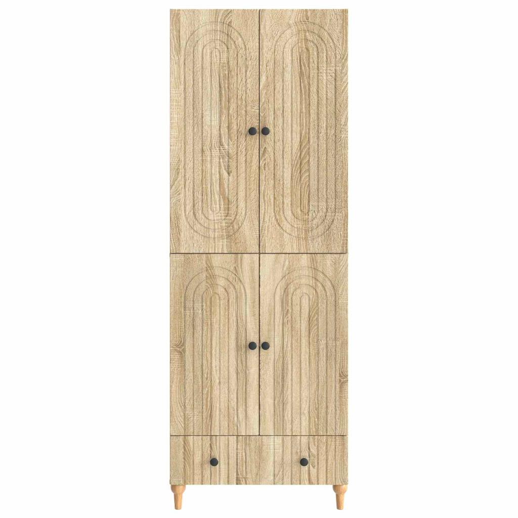 Cabinet Set 2 pcs 66 x 34.5 x 95 cm engineered wood