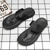 FashionFashion Designer Men Sandals Breathable canvas Casual Shoes Men Outdoor Non Slip Beach Sandals 2024 New Male Platform Sandalias