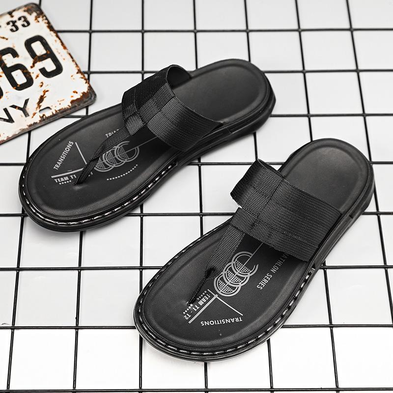 FashionFashion Designer Men Sandals Breathable canvas Casual Shoes Men Outdoor Non Slip Beach Sandals 2024 New Male Platform Sandalias