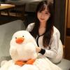 Cute Soft Cute Duck Three-In-One Hand Warmer Throw Pillow Air Conditioner Blanket Plush Toy Little White Duck Doll Children'S Cloth Doll