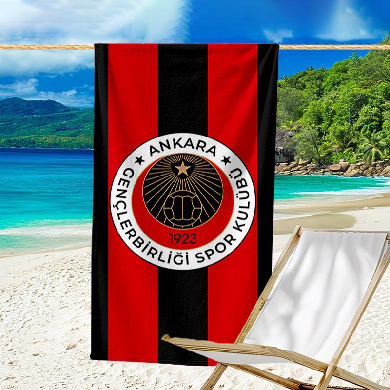 Genkelbigli Club Sports Microfiber Beach Towel, Lightweight And Quick-Dry, for Summer Travel, Beach Essential, Swimming Pool Outdoor