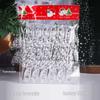 Transparent Icicle Christmas Tree Ornaments - New Threaded Holiday Decorations