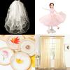 Pop 1 Yard Light Gauze Fog Nylon Mesh Fabric Soft Delicate Pure Color Lace Yarn For DIY Veil Wedding Decor Dress Fairy Tulle