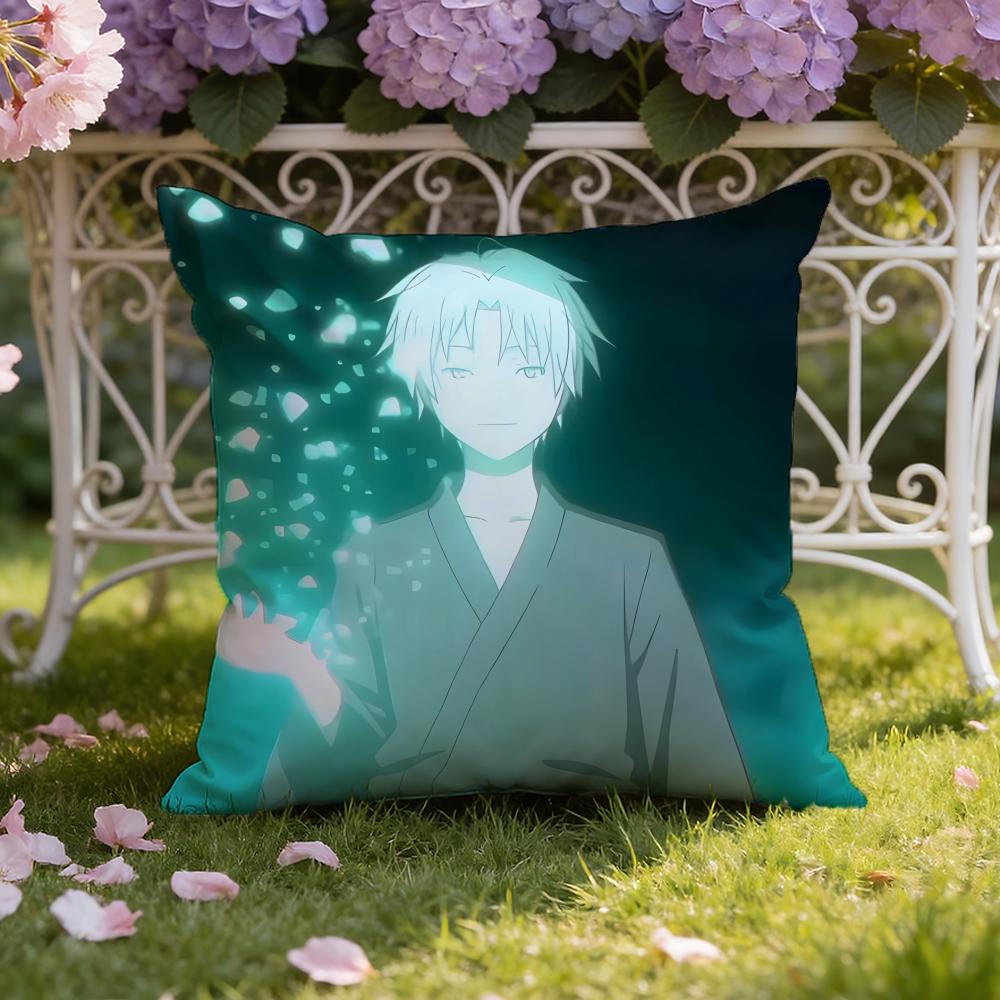 Hotarubi no animeMori e Cushion Cover Home & Car Dual-Scene Pillow Cover: Reversible for Premium Comfort 30cmx30cm