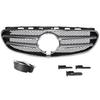 2128852774, 2128852674, and 2128852874 Fit the Chrome Trim Strip On the Front Bumper of a Mercedes-Benz W212.