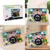 Busy Wooden Toddlers Board Learning Toy Game With Electronic Steering Wheel