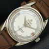 VINTAGE TITONI AIRMASTER TITOFLEX HAND-WINDING SWISS MENS WHITE WATCH A705131-1