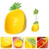 Pineapple Salad Bowl Ceramic Kid Rice Bowl With Spoon 300ml