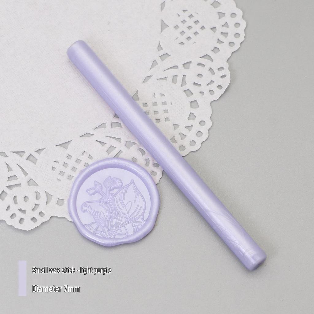 Bețișoare de Ceară de Sigiliu Mat Perlat, 125 Culori, 10x0.7cm, Compatibile cu Pistoale de Ceară, Culori Mixabile