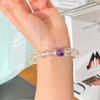 12Mm High Quality Natural White Crystal Citrine Amethyst Design Bracelet Bracelet