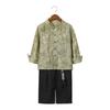 Boys' Chinese Style Hanfu Set - Spring/Autumn Shirt & Outfit for Performances and Formal Events