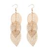 Vintage European & American Bohemian Leaf Dangle Earrings