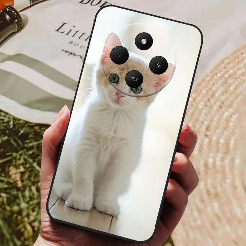 Чехол для Xiaomi Redmi 14C Redmi14C Крутой Расписной Силиконовый ТПУ Мягкий Чехол для Poco C75 PocoC75 Чехлы Черный Защитный Корпус Телефона