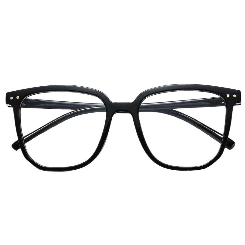 Large Frame Anti-Blue Light Photochromic Glasses for Students - Slimming Design, Prescription-Friendly, Makes Face Look Smaller