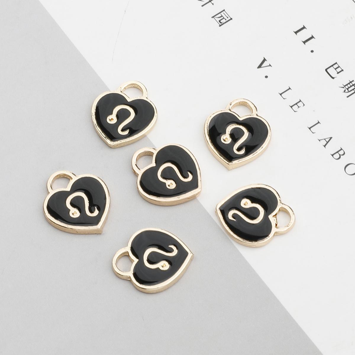 

10/12 шт., металлические эмалированные подвески в виде созвездия, подвеска для самостоятельного изготовления ювелирных изделий, ожерелье, серьги, аксессуары Leo 10pcs